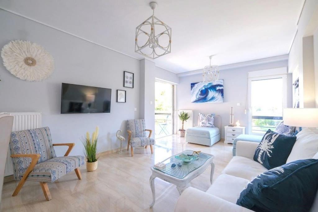 Beach Luxe In Glyfada, Athens Riviera By Ghh Ngoại thất bức ảnh